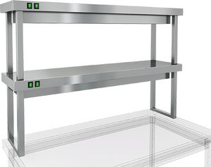 Полка тепловая Hicold TP2-8/3 двухъярусная настольная (800х300х800мм)