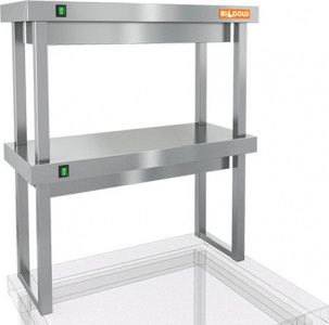 Полка тепловая Hicold TP2-6/4 двухъярусная настольная (600х400х800мм)