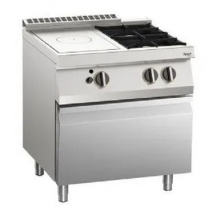Плита газовая Apach Chef Line SLRSTG87R2DXCS со сплошной поверхностью 700 серии 