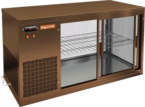 Витрина тепловая Hicold Vrl 1300 L Bronze