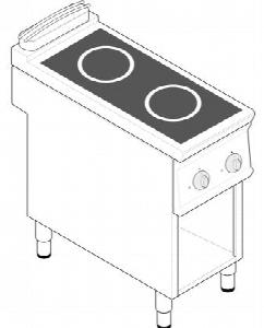 Плита индукционная 900 серии Tecnoinox Pin4Fe9N 316225