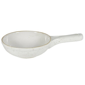 Сковорода "Wok" D 14СМ 0,37Л, порционная, Stonecast, цвет Barley White Swhspn11