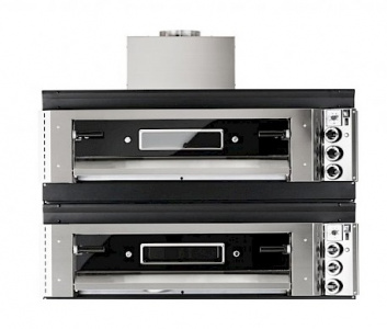 Печь для пиццы Oem-ali SG/66/2 MET газовая серии SG Modular 2-камерная с подом 63х63см