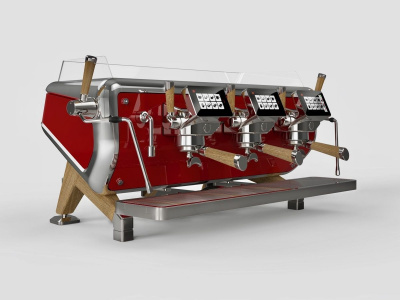 Кофемашина Astoria Saep Frc/3 Storm4000 красный/хром C.M.A.