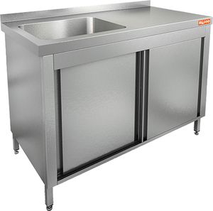 Стол купе с ванной моечной нсзк1м-13/6бл