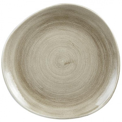 Тарелка мелкая "ВОЛНА" 28,6СМ, без борта, Stonecast Patina, цвет Antique Taupe Paatog111 – купить в RuOborudovanie.ru с доставкой до двери Купить тарелка мелкая "волна" 28,6см, без борта, stonecast patina, цвет antique taupe paatog111 – цена от завода, доставка до двери | RuOborudovanie.ru