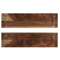 Купить блюдо деревянное 49,5х13см, двухстороннее, buffet wood zcawdbh31 – цена от завода, доставка до двери | RuOborudovanie.ru